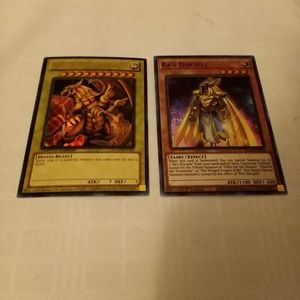 YU-GI-OH! Winged Dragon of Ra + Ra's Disciple - Limited/1st Edition - Ultra Rare